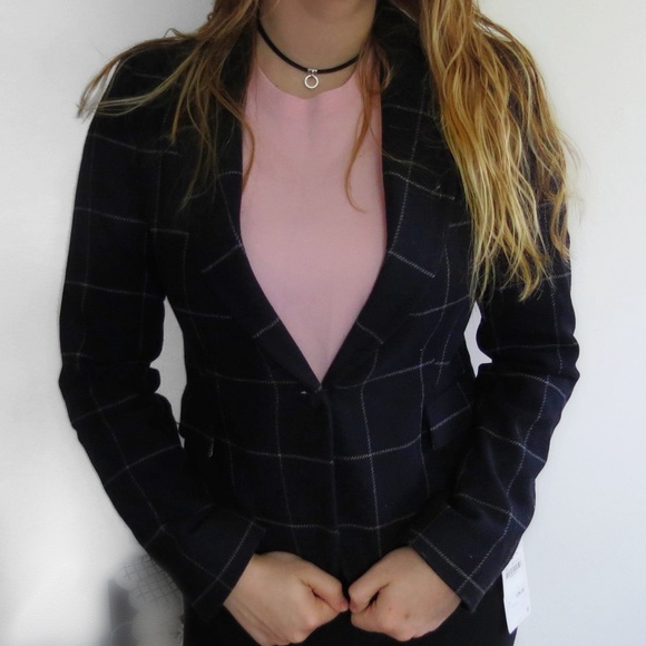 Zara Jackets & Blazers - Zara Basic Striped Blazer